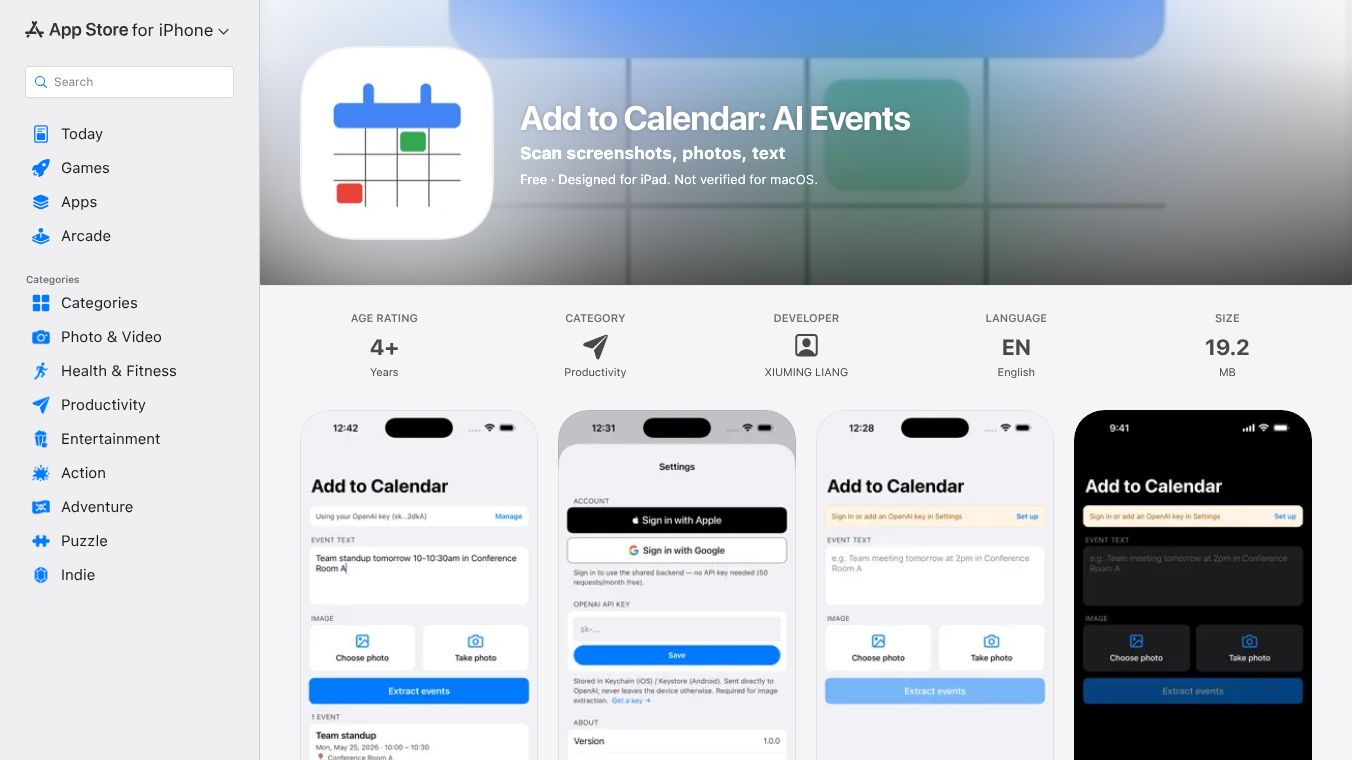 Add to Calendar: AI Events