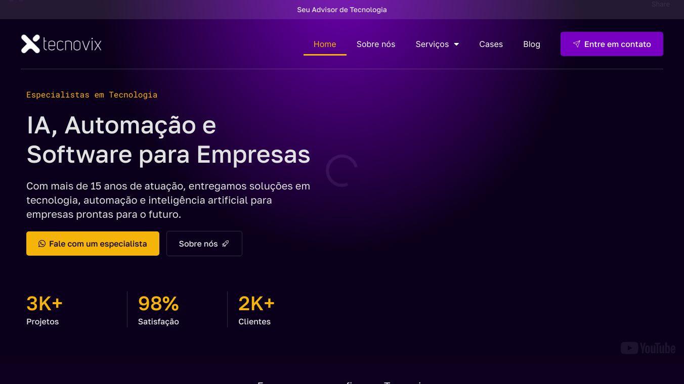 Advisor de Tecnologia Tecnovix