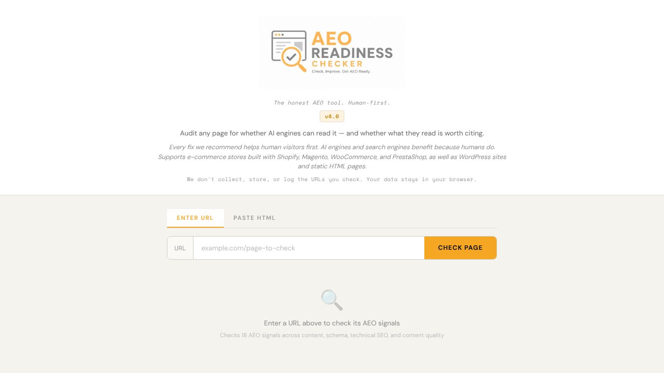 AEO Readiness Checker