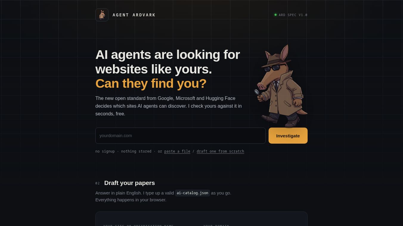 Agent Ardvark
