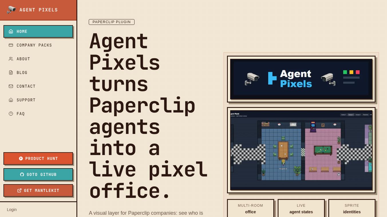 Agent Pixels