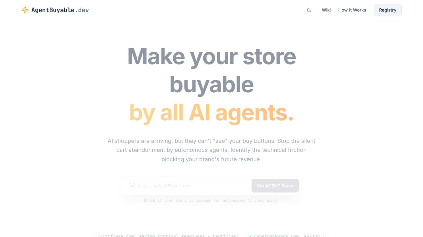 AgentBuyable.dev