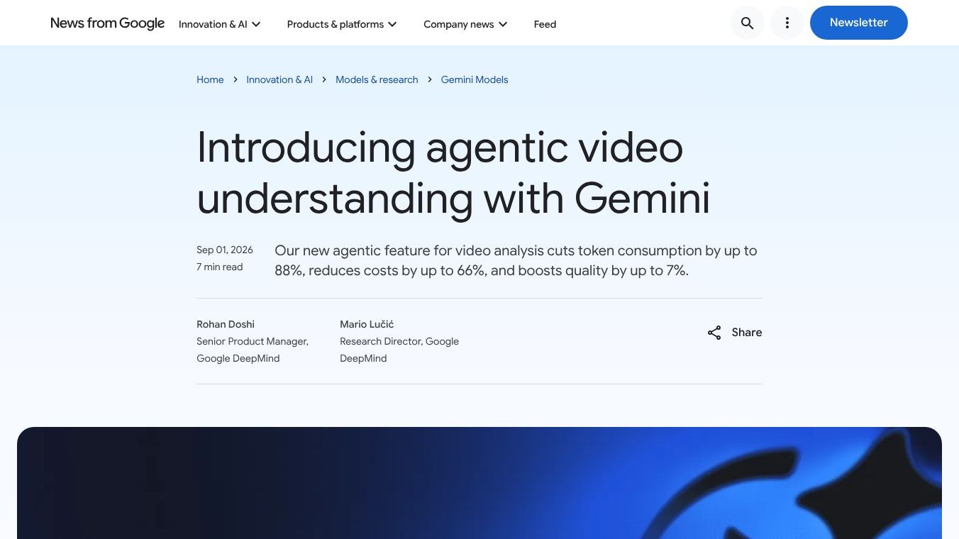 Agentic Video Understanding in Gemini
