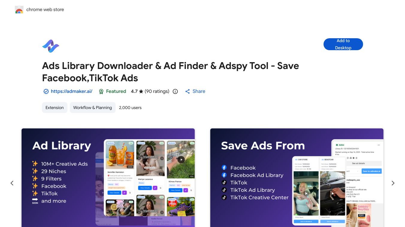 AI Ads Library - Ad Finder