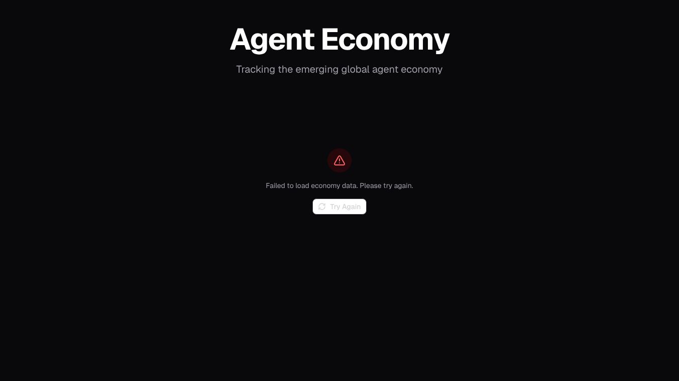 AI Agent Economy Tracker