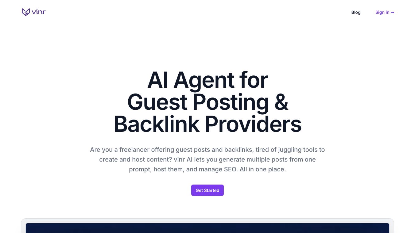 AI agent for guest posting & backlink providers