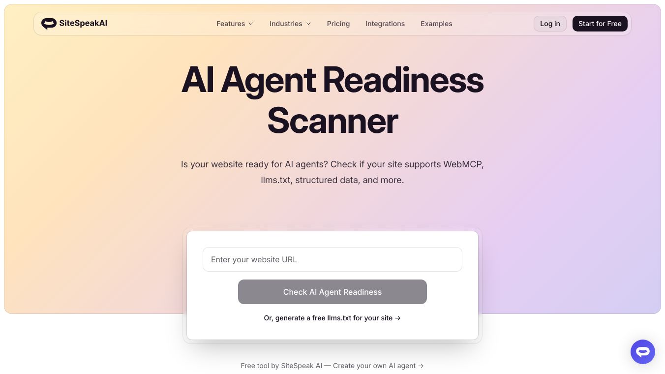 AI Agent Readiness Scanner