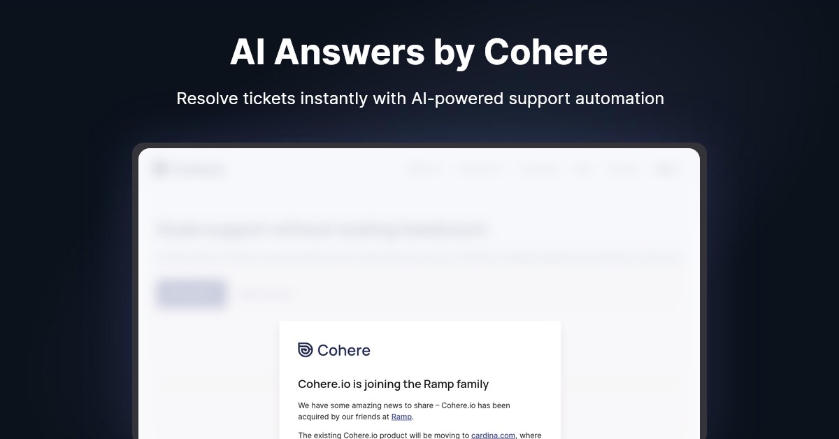 AI Answers by Cohere