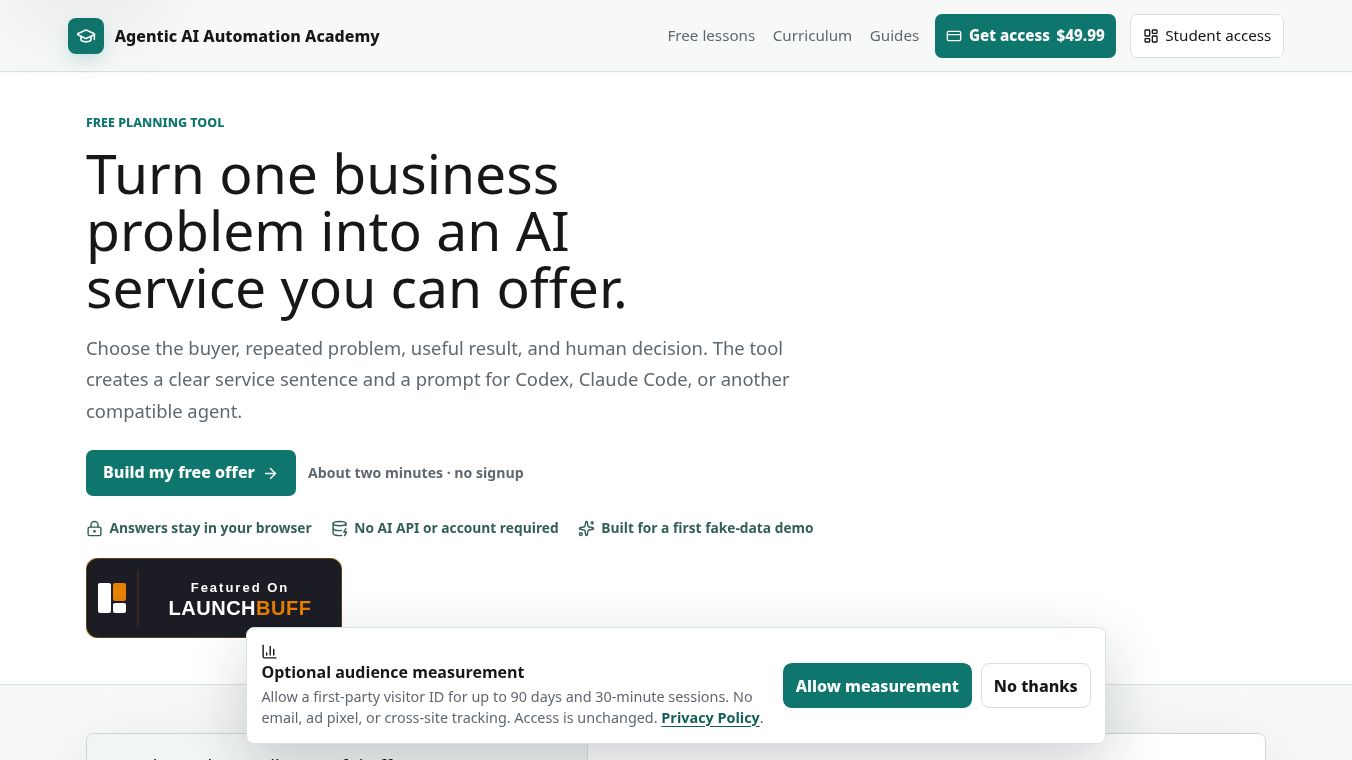 AI Automation Offer Builder