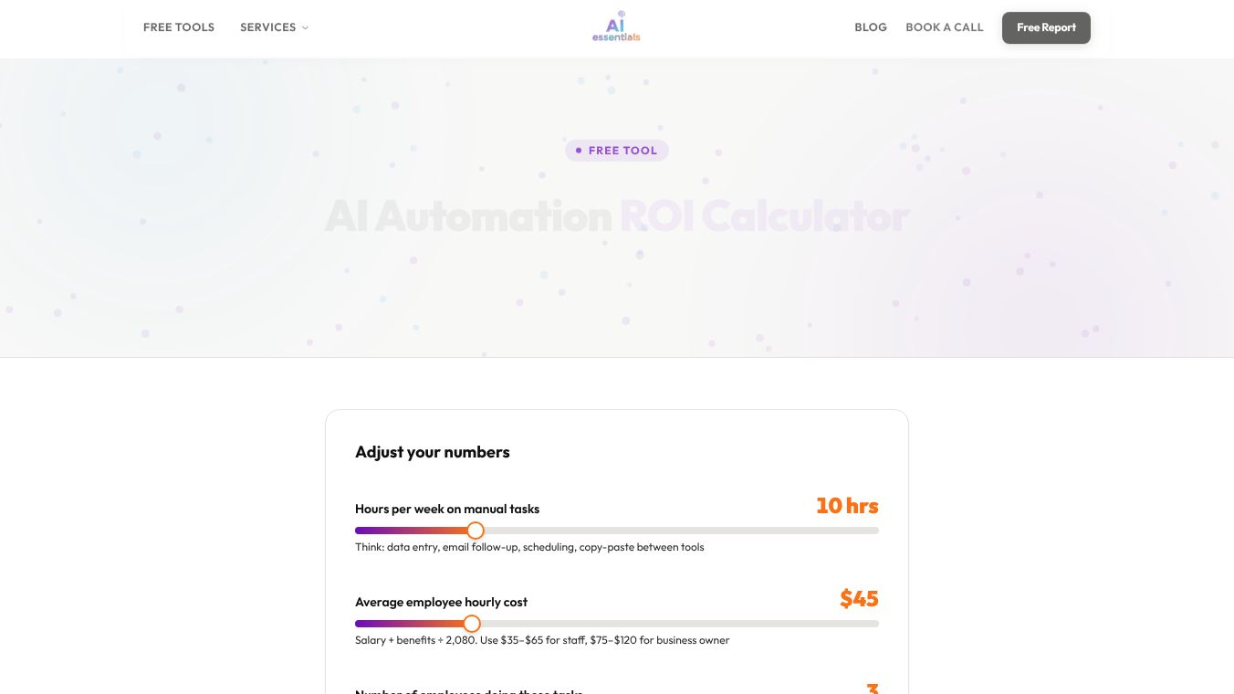 AI Automation ROI Calculator