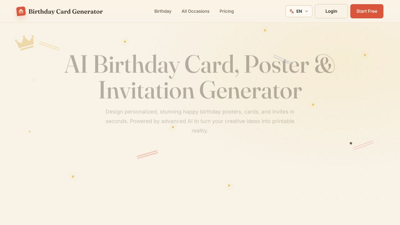AI Birthday Card