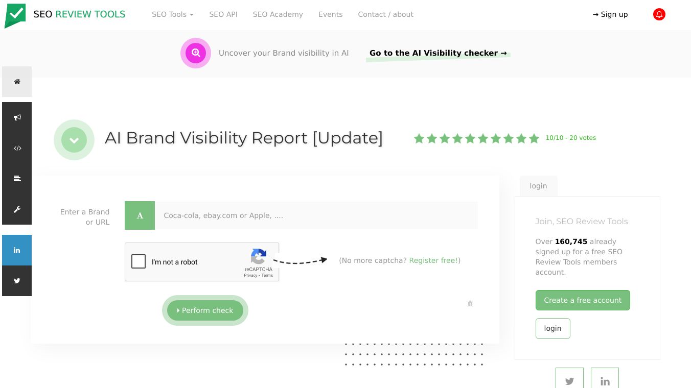 AI Brand Visibility Monitor