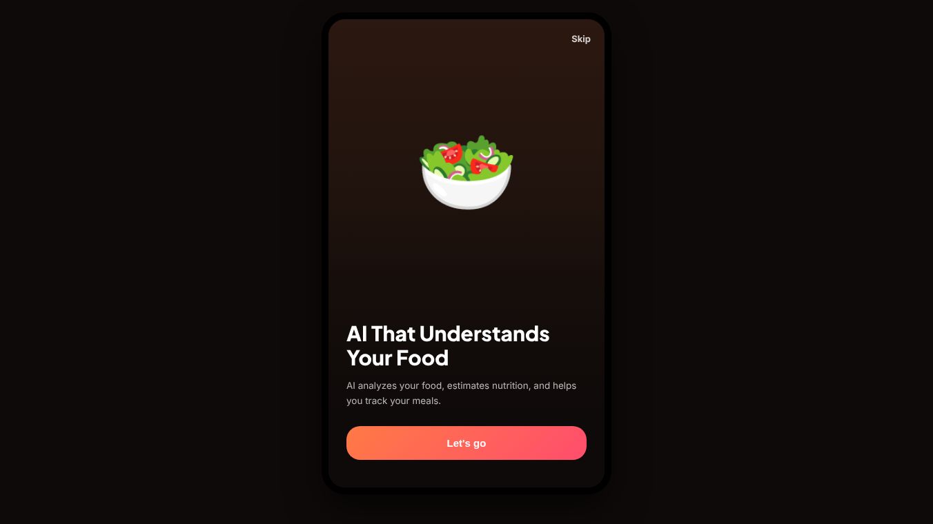 Ai calories tracking