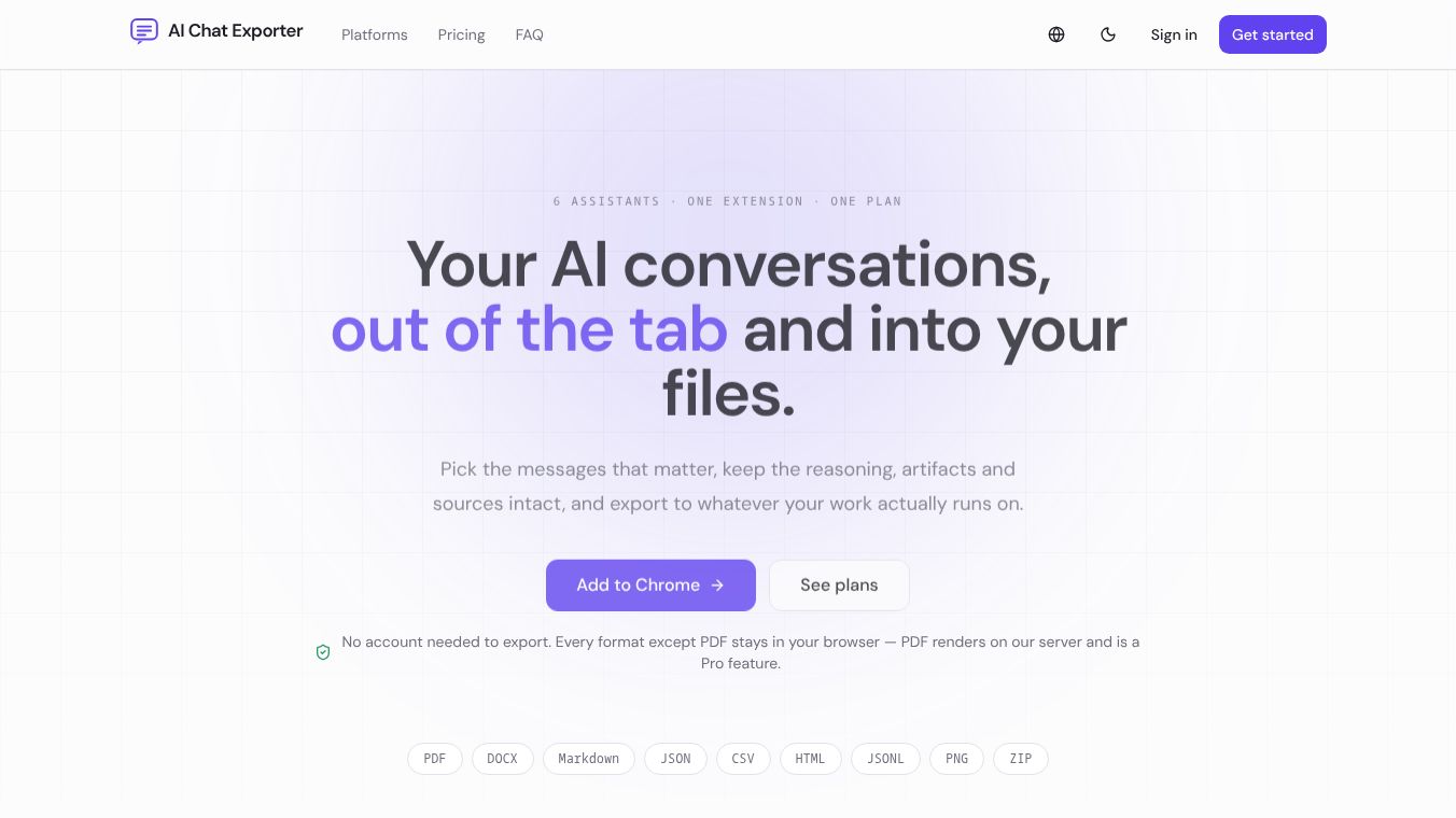 AI Chat Exporter