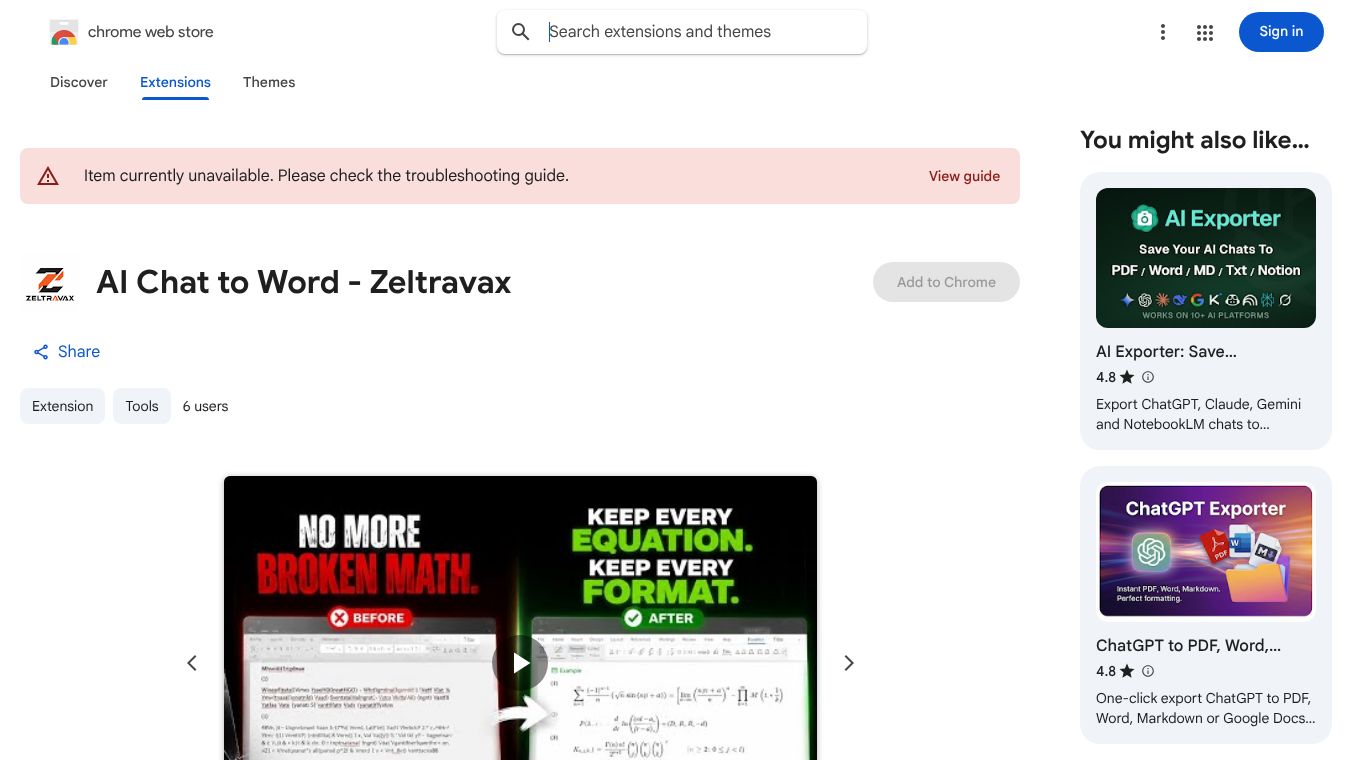 AI Chat to Word & PDF