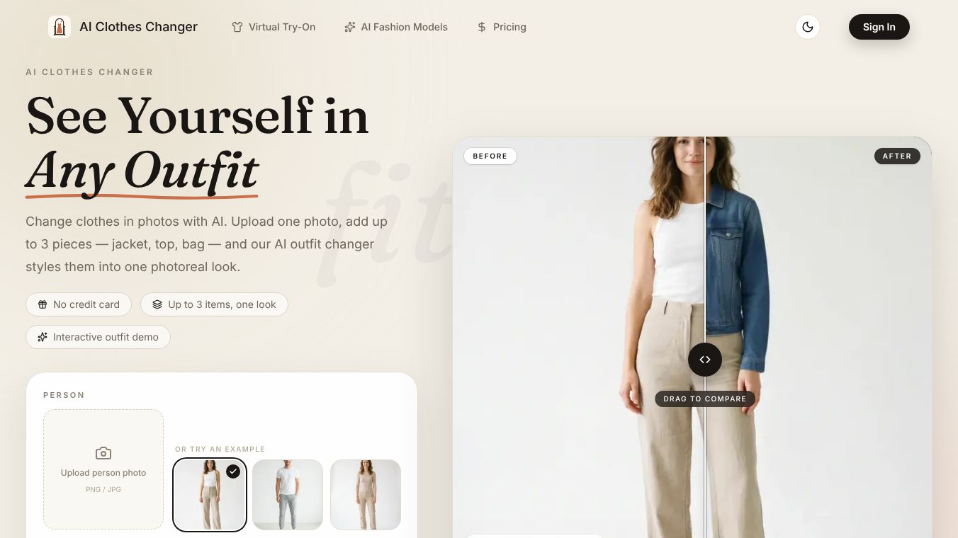 AI Clothes Changer