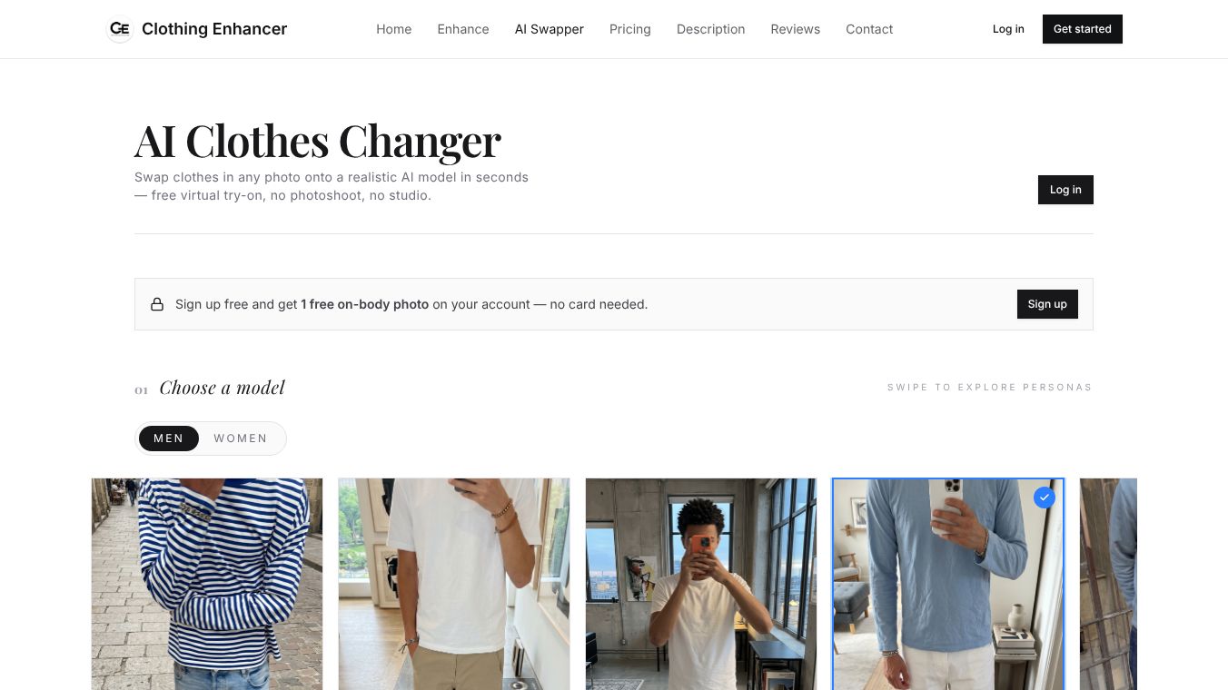 AI Clothes Changer