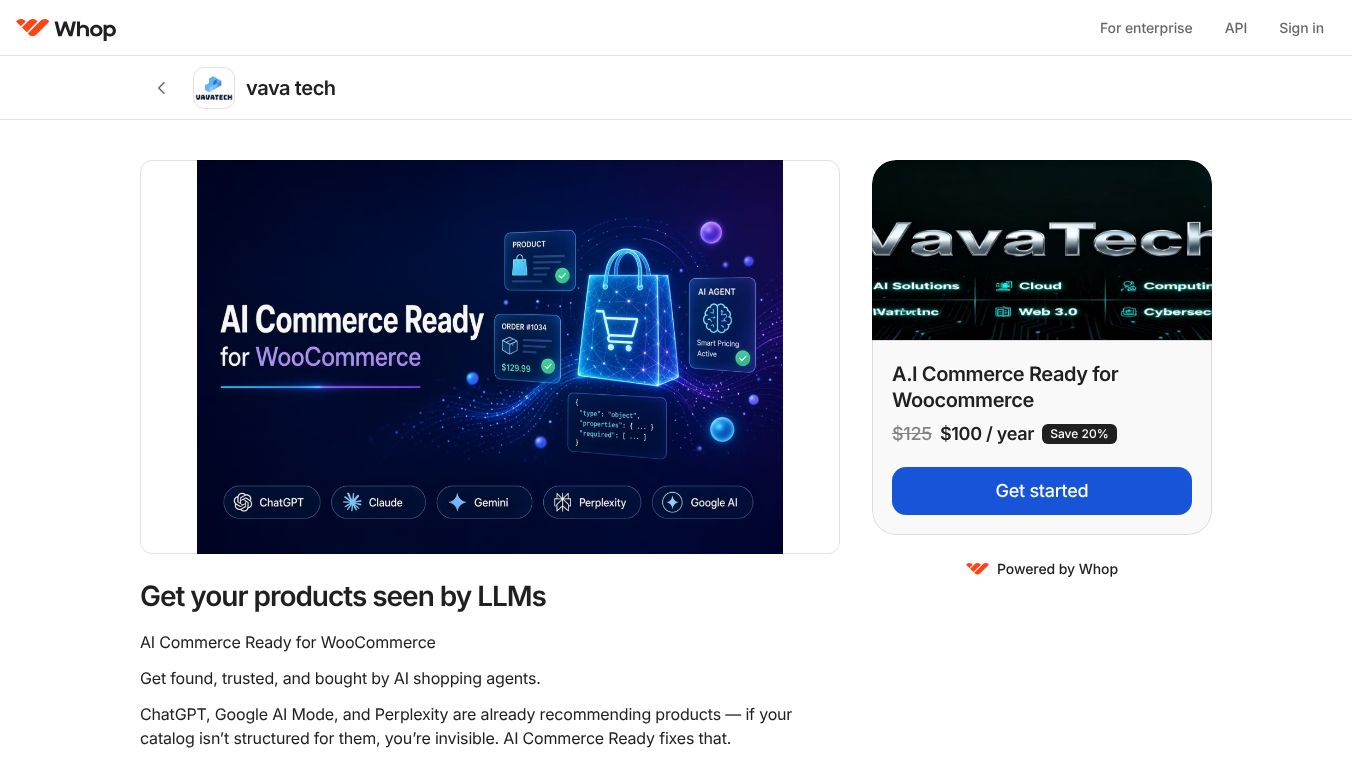 AI Commerce Ready for WooCommerce