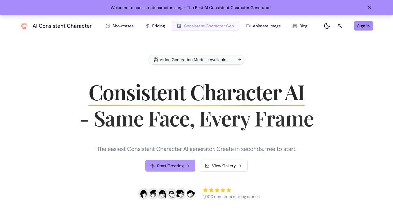 Ai Consistent Character