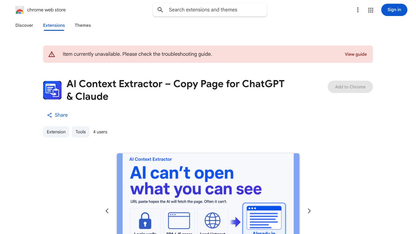 AI Context Extractor – Copy Any Page