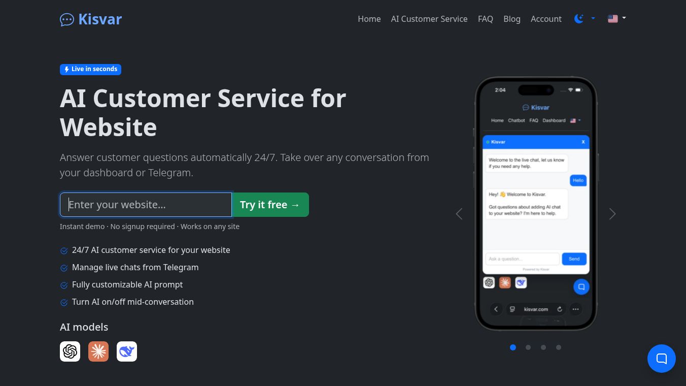 AI customer service