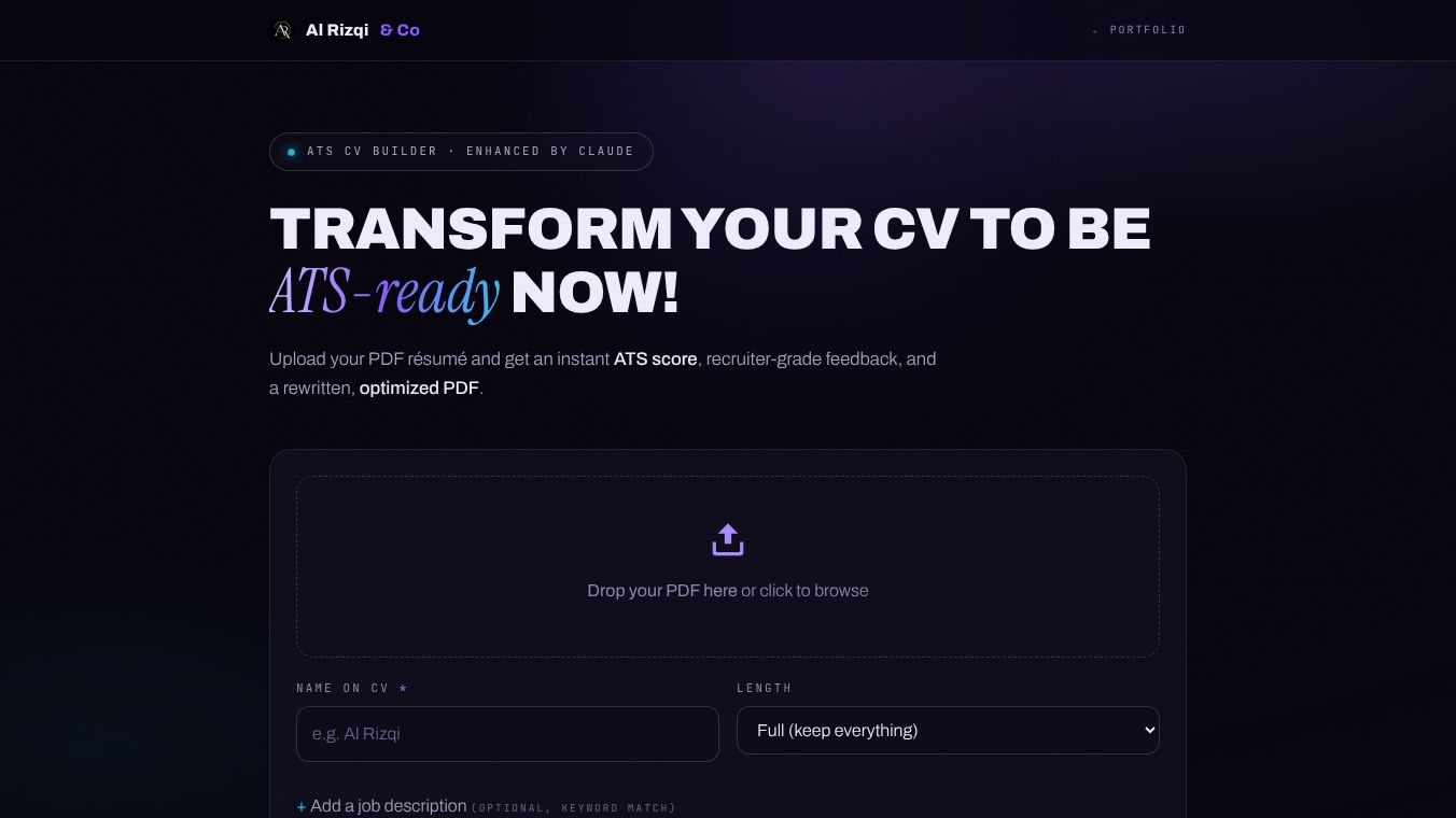 AI CV Optimizer