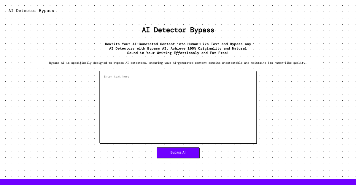 AI Detector Bypass