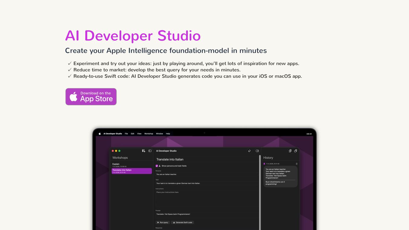 AI Developer Studio
