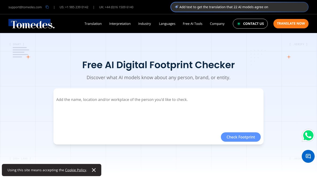 AI Digital Footprint Checker