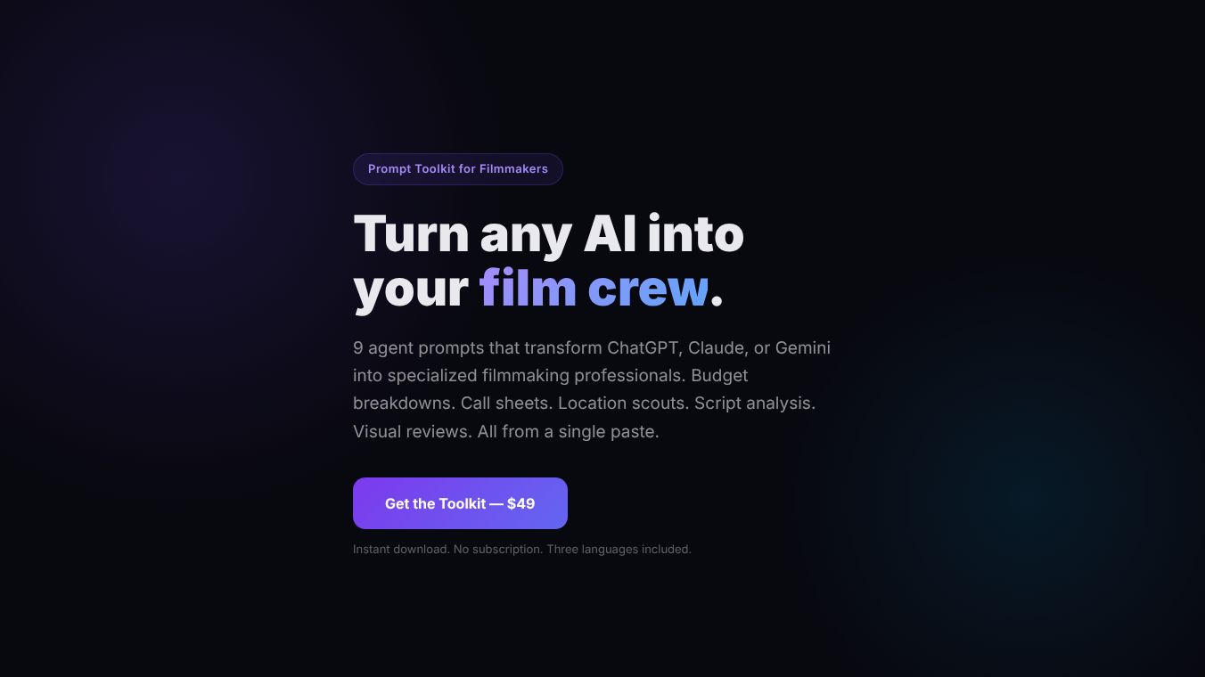 AI Director Agent Toolkit