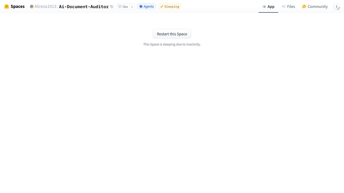Ai Document Auditor