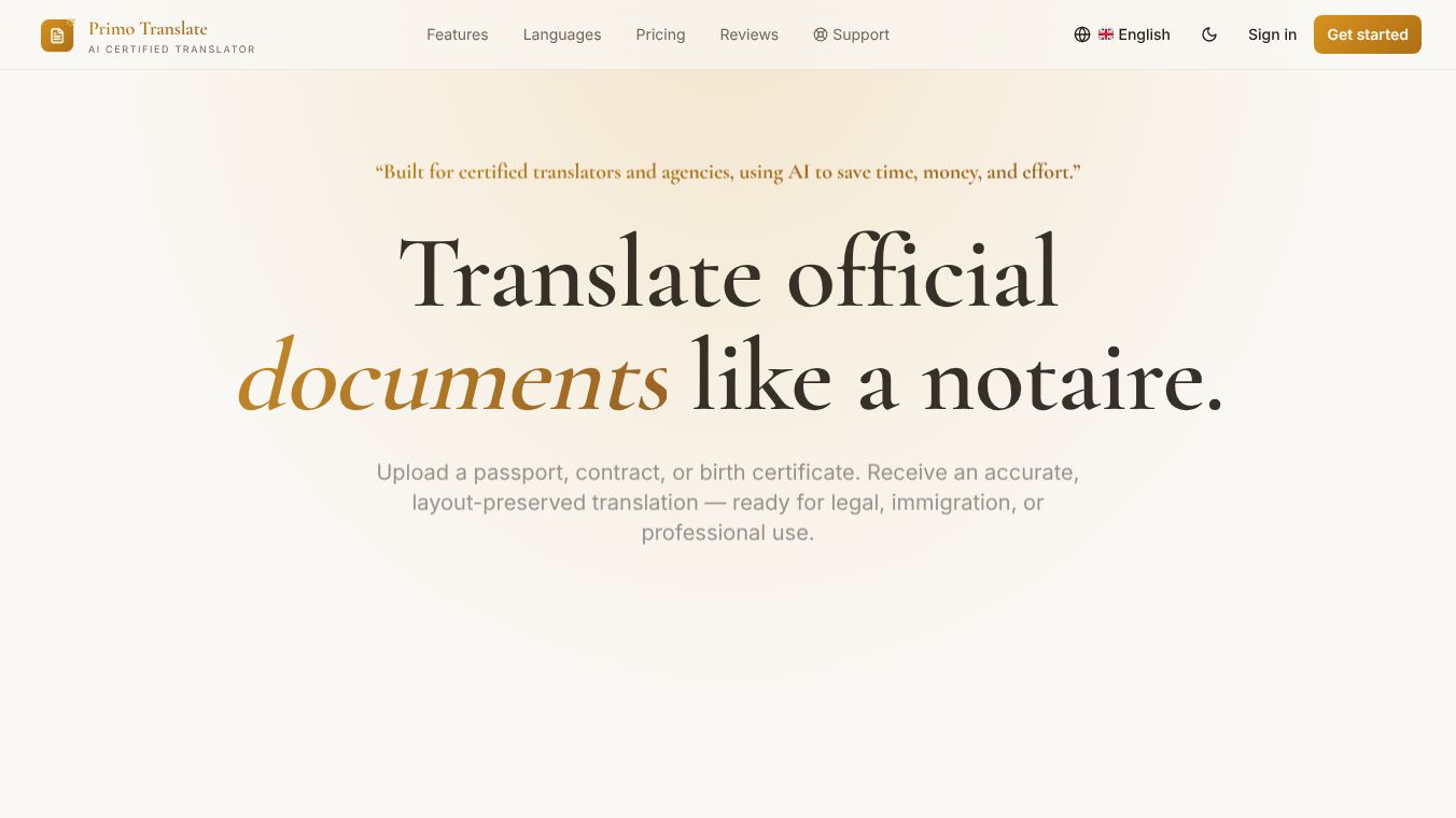 AI Document Translation in Seconds