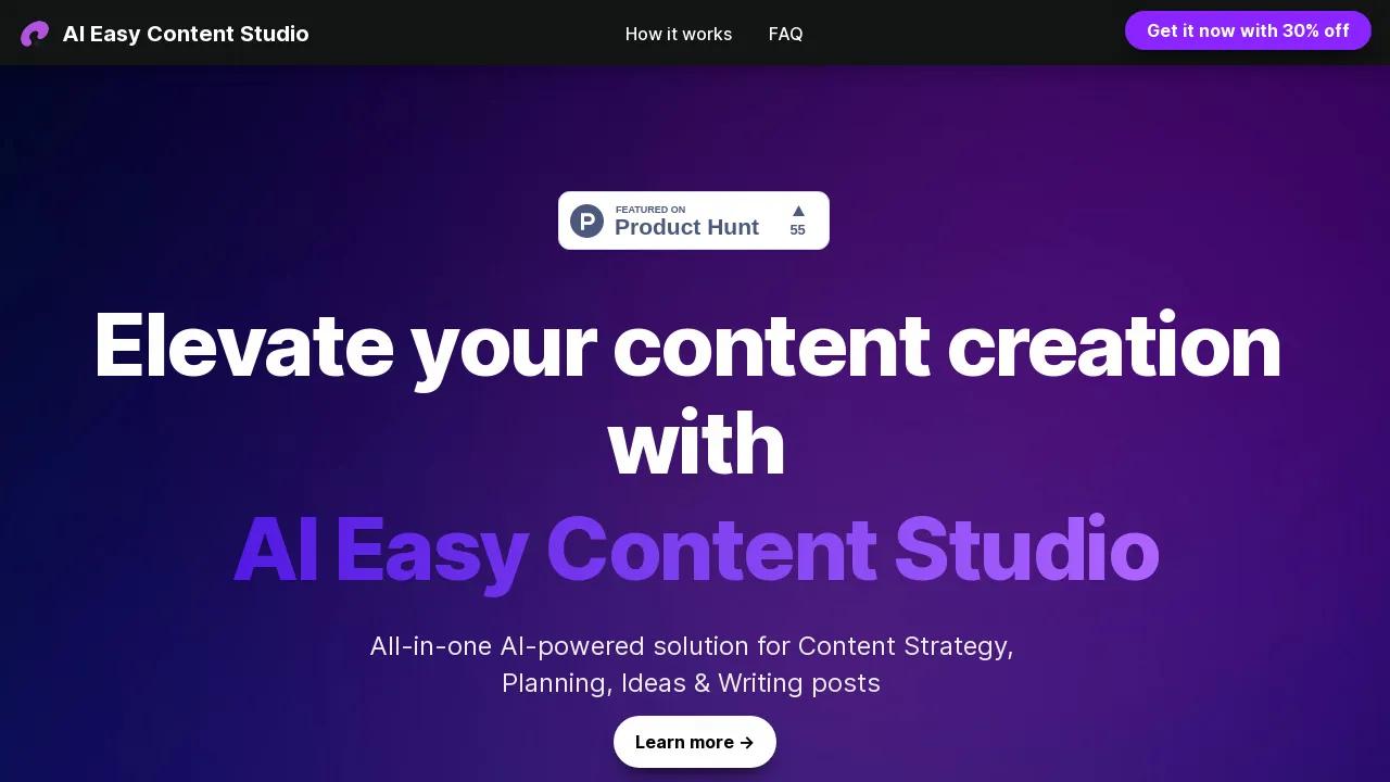 AI Easy Content Studio