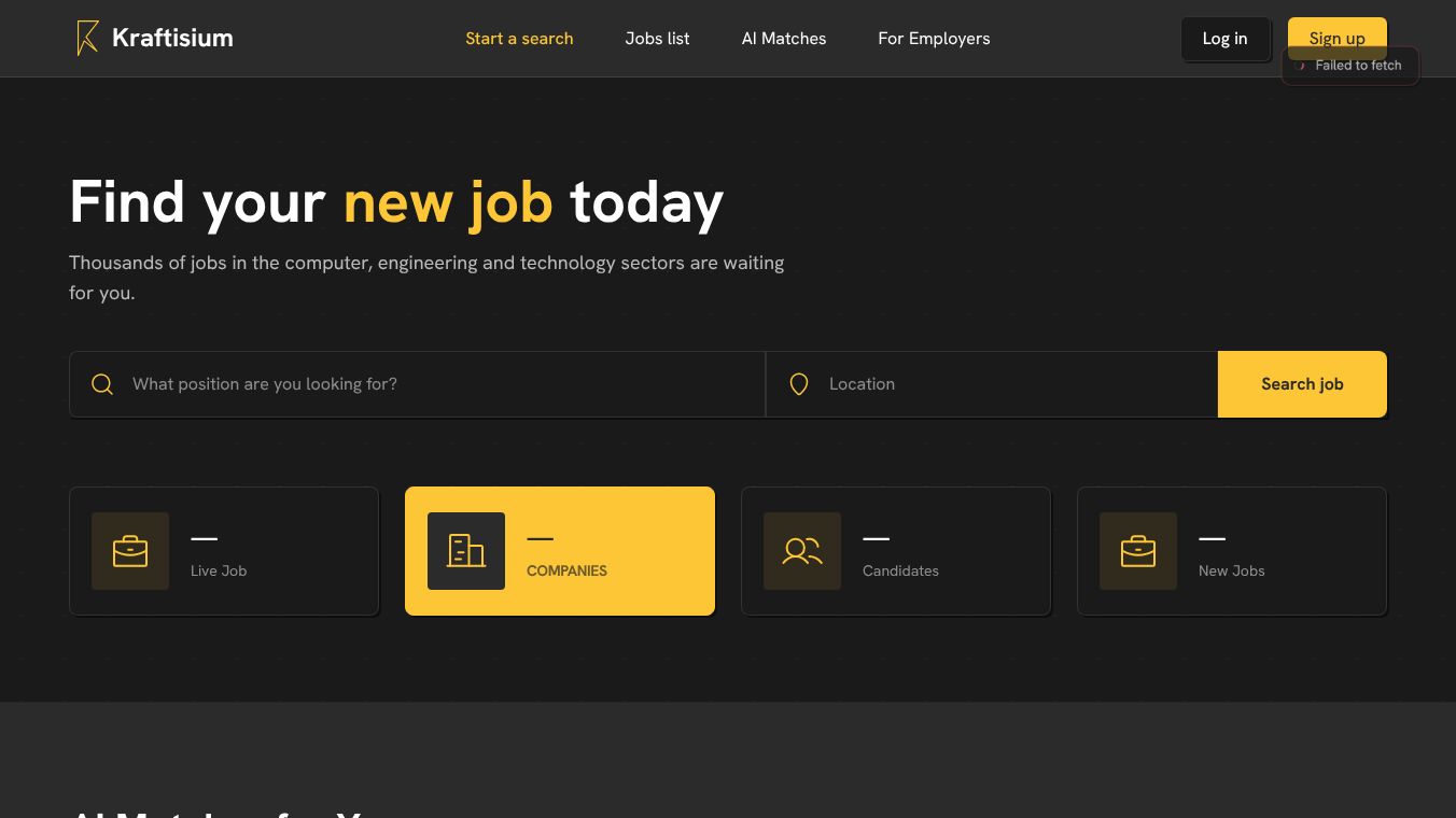 AI finds jobs that fit your resume.