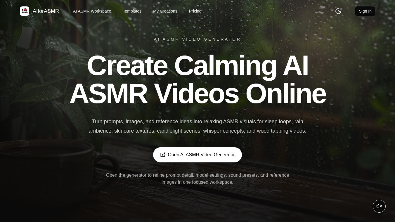AI for ASMR