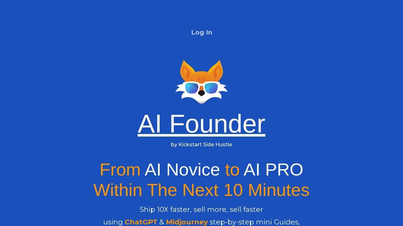 AI Founder - by Kickstart Side Hustle