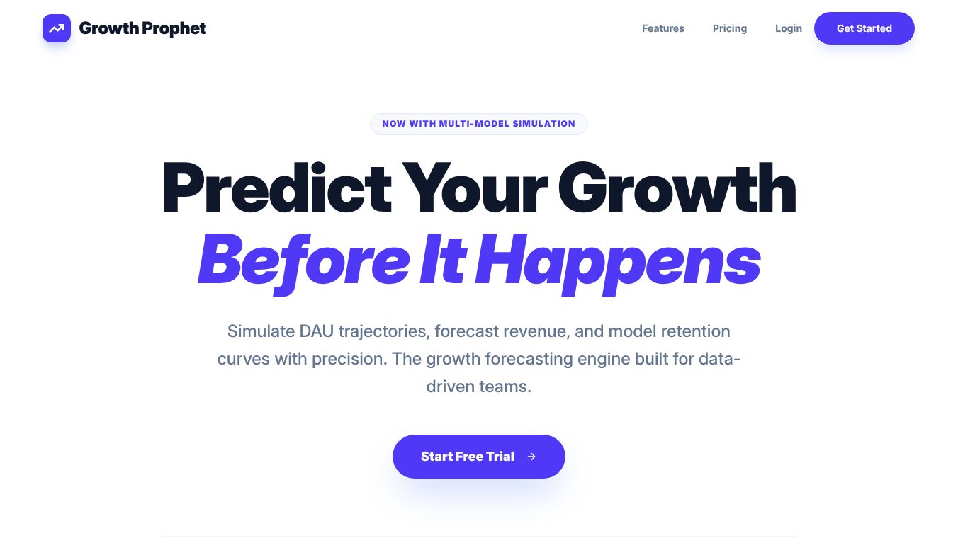 AI Growth Prophet — DAU Forecasting