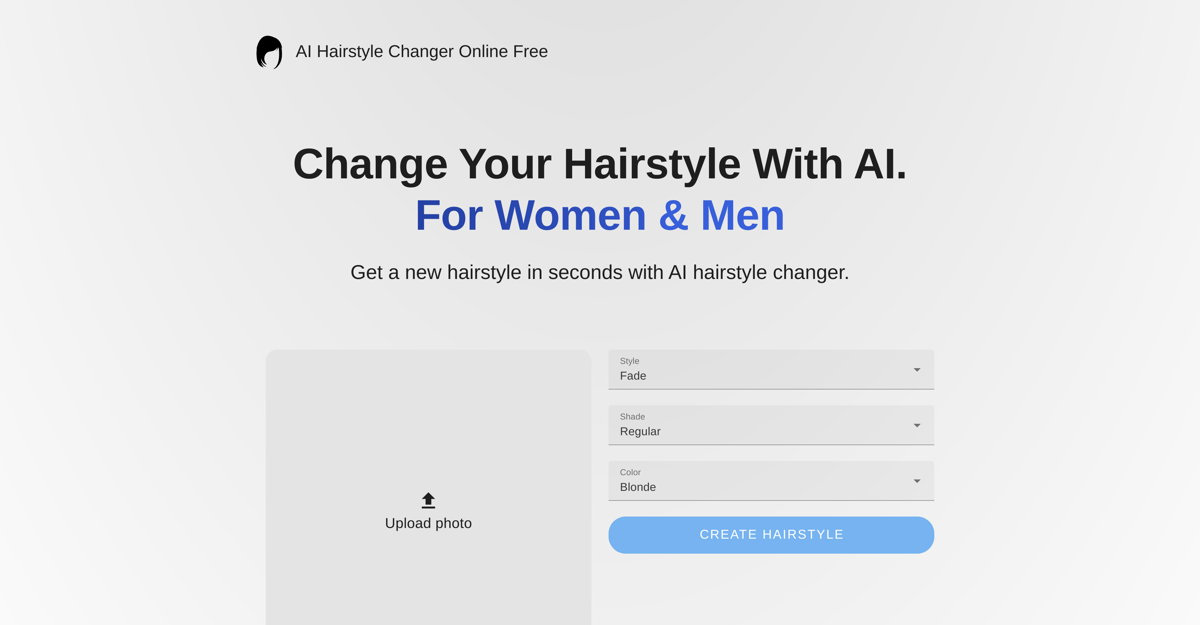 AI Hairstyle Changer