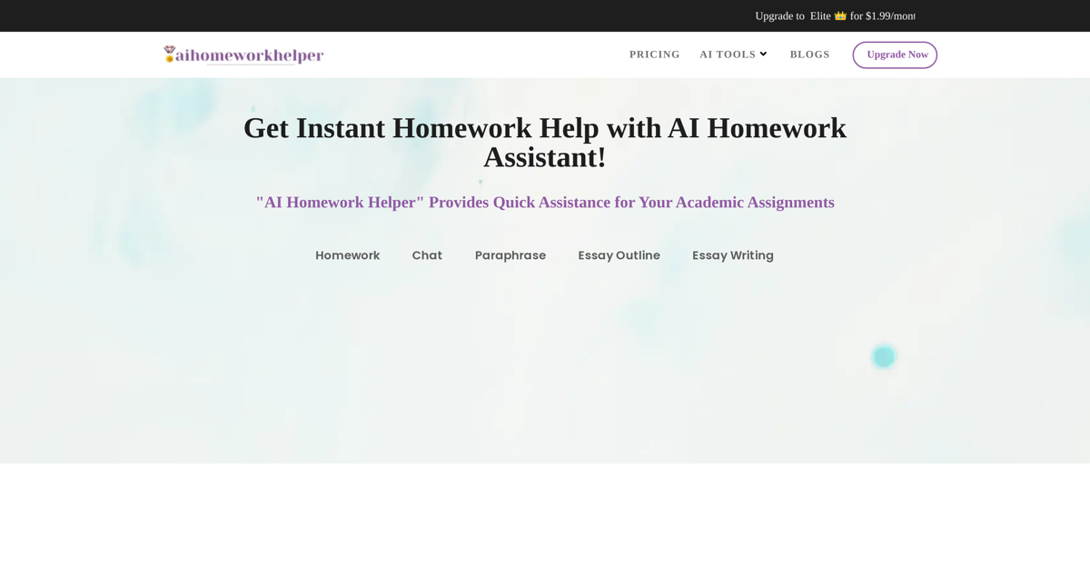 AI Homework Helper