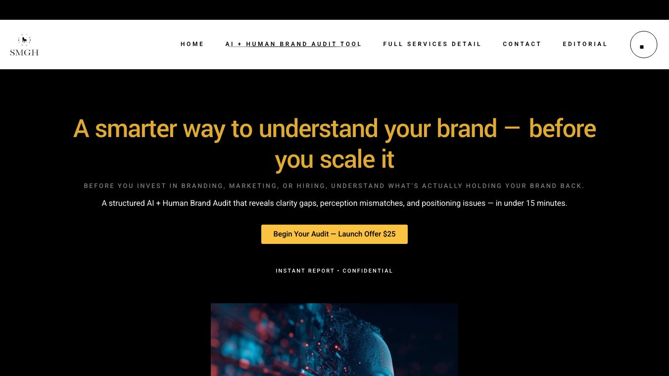 AI + Human Brand Audit - SMGH Consulting