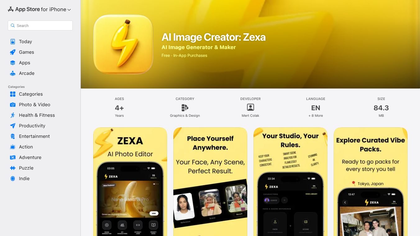 AI Image Creator: Zexa