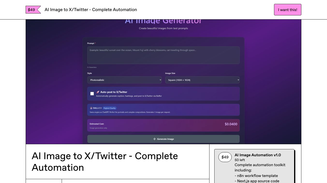 AI Image to X/Twitter-CompleteAutomation