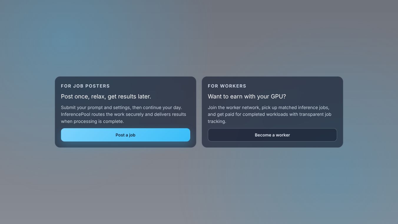 AI Inference Marketplace