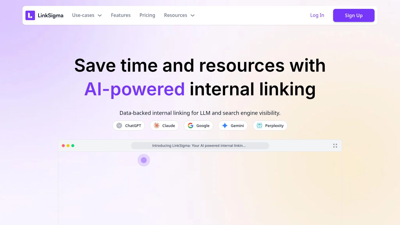 AI Internal linking Tool