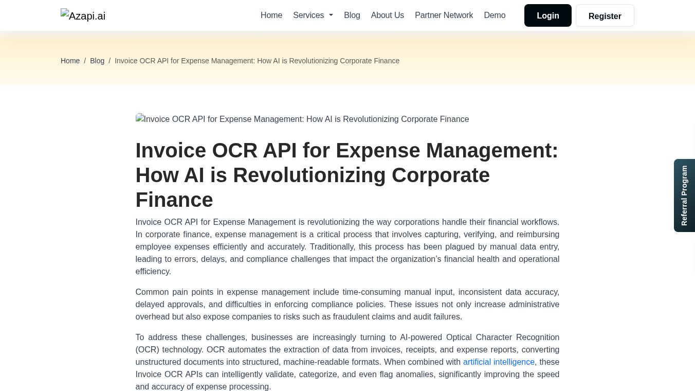 AI Invoice OCR for Expense Automation AI