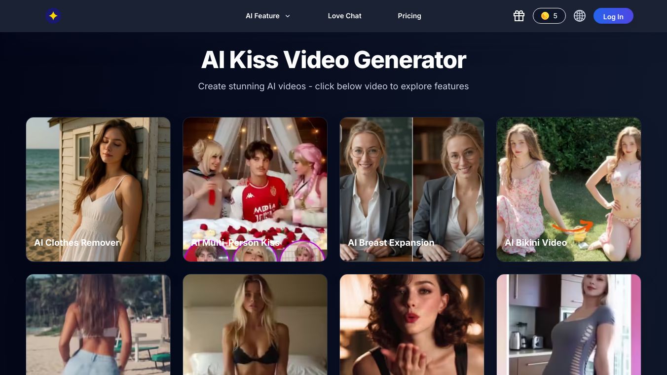 AI Kissing Video Generator |  Anonymous