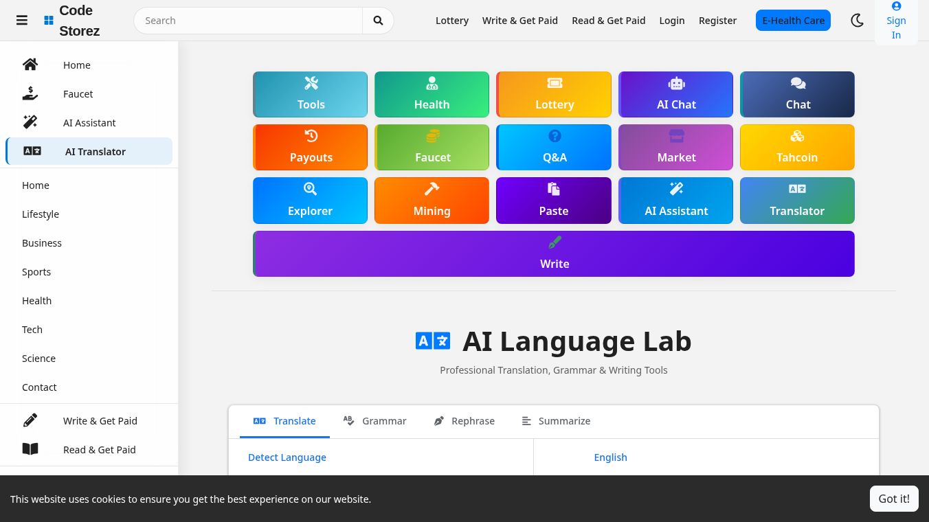 AI Language Lab