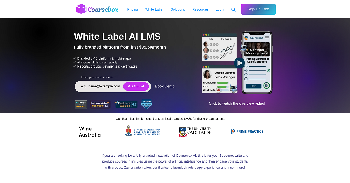 AI LMS by Coursebox