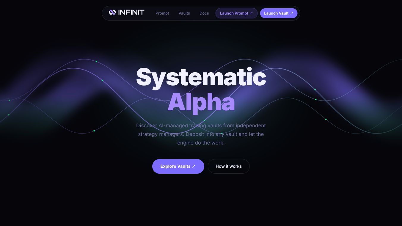 AI-Managed Trading Vault Marketplace