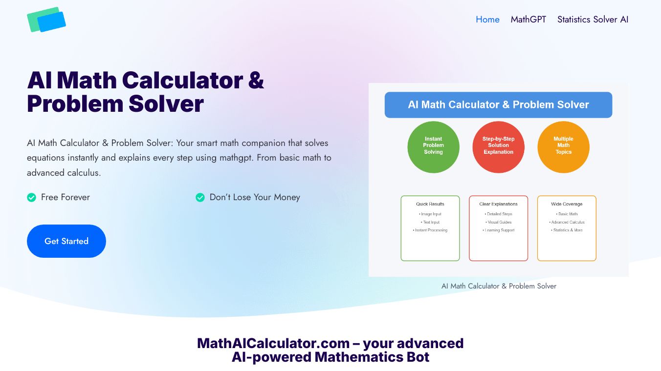 AI Math Calculator & Problem Solver